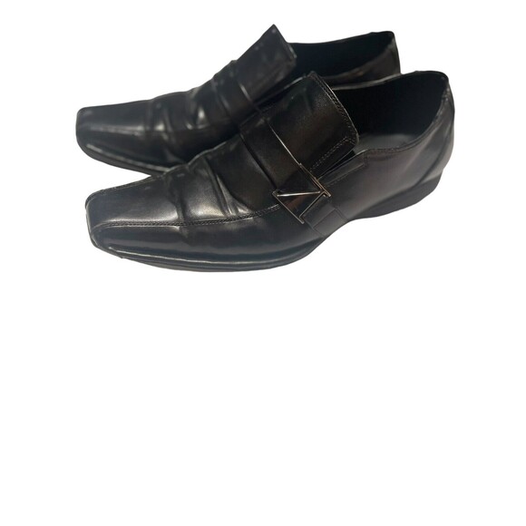 Bruno‎ Marc Men's Giorgio-3 Black Leather Lined Dress Loafers Shoes Size 12 - Picture 7 of 15